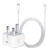 Apple 20W iPhone 11 Fast Charger & 1m Cable Bundle