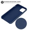 Olixar Soft Silicone iPhone 11 Case - Midnight Blue - Image 3